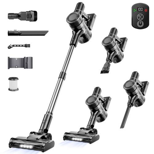 cordless vacuum cleaner 55kpa powerful stick vacuum 8 in 1 lightweight household cleaner cleaning gadgets for housekeeping wireless vacuum for hardwood carpet floor pet hair