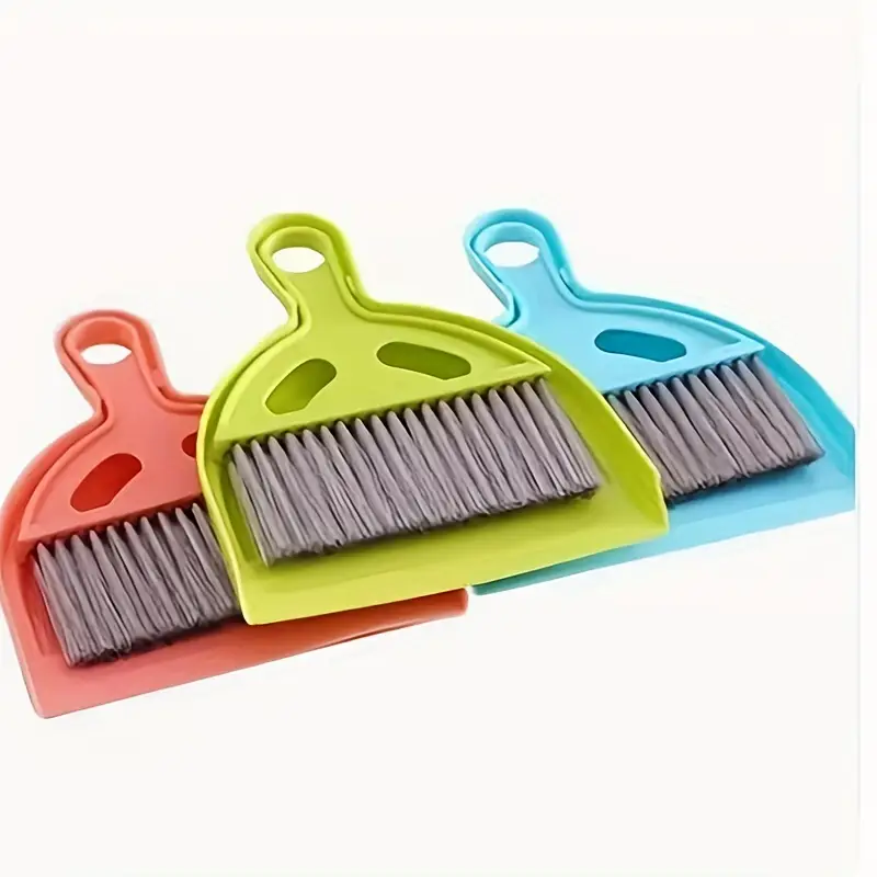 multi purpose dustpan and broom set plastic handle for living room bedroom kitchen and toilet cleaning Product details 0