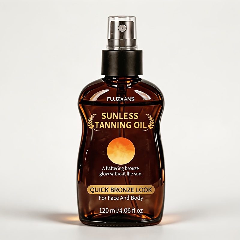 Image of 120ml Tanning Oil For Face And Body, Quickly An Tan In , Brightening And Moisturizing Self-tanning Spray