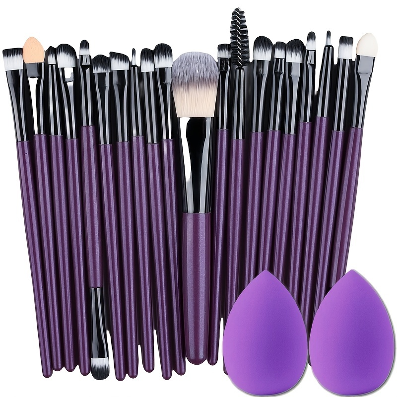 

20pcs Makeup Brush Set Soft Fluffy Professional Cosmetic Foundation Powder Eyeshadow Kabuki Blending Make Up Brush Beauty Tool