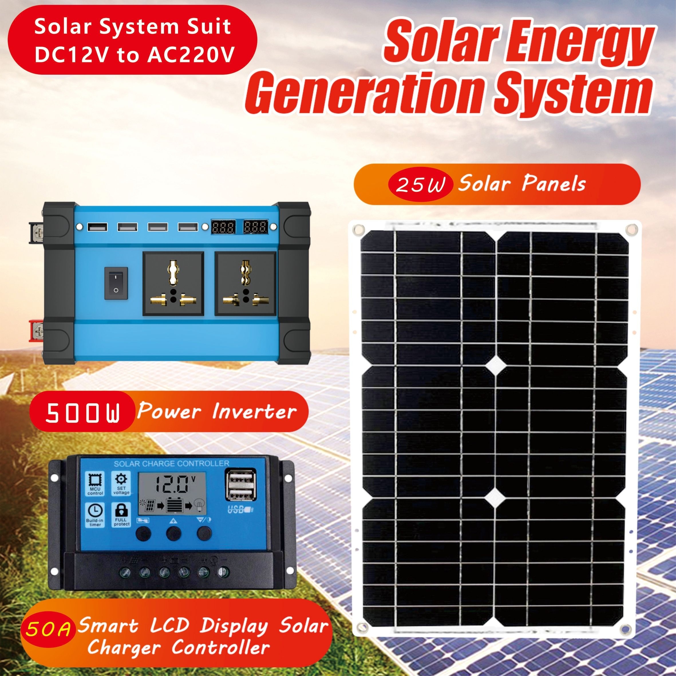 portable power station with solar panel sold on Temu Australia