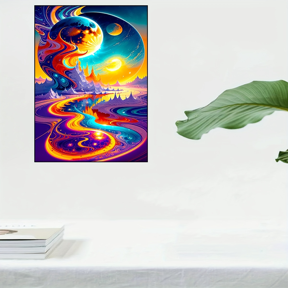 

5d Diy Diamond Painting, Full Diamond Painting With Diamond Art, By Number Kits Embroidery Rhinestone For Wall Decor