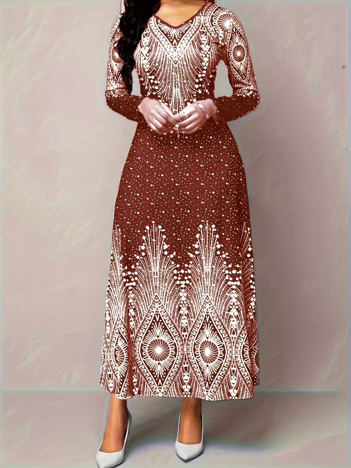 Elegant Plus Size Dress Women