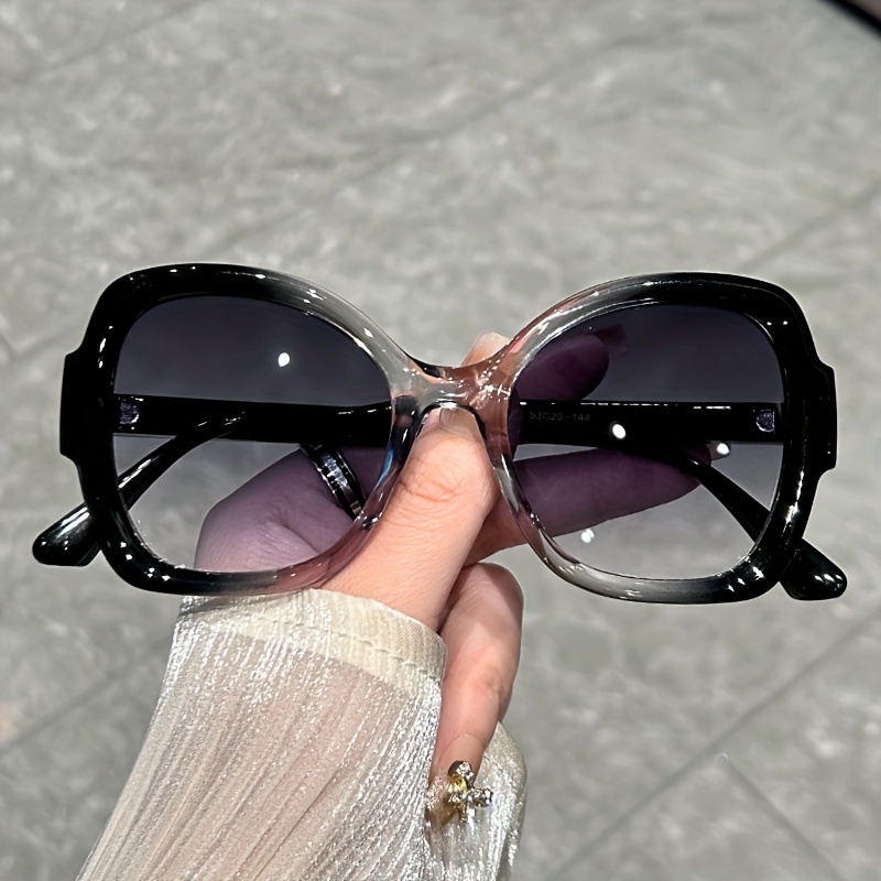 y2k oversized oval fashion glasses colorful jelly - Temu Kuwait display picture 3