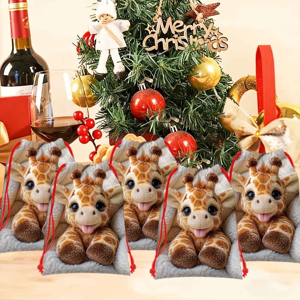 Exquisite Candy Bag Plush Giraffe Plush Toy