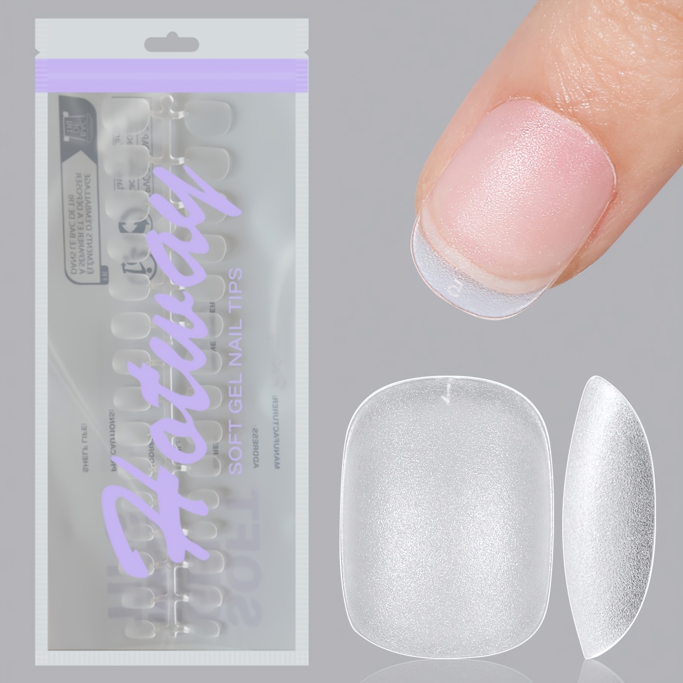120pcs/240pcs Oval Full Set False For Nails, 15# Frosted Acrylic For Nail Tips, Suitable For Nail Salon For Nail Pressing Gel For Nail Set For Nail Supplies