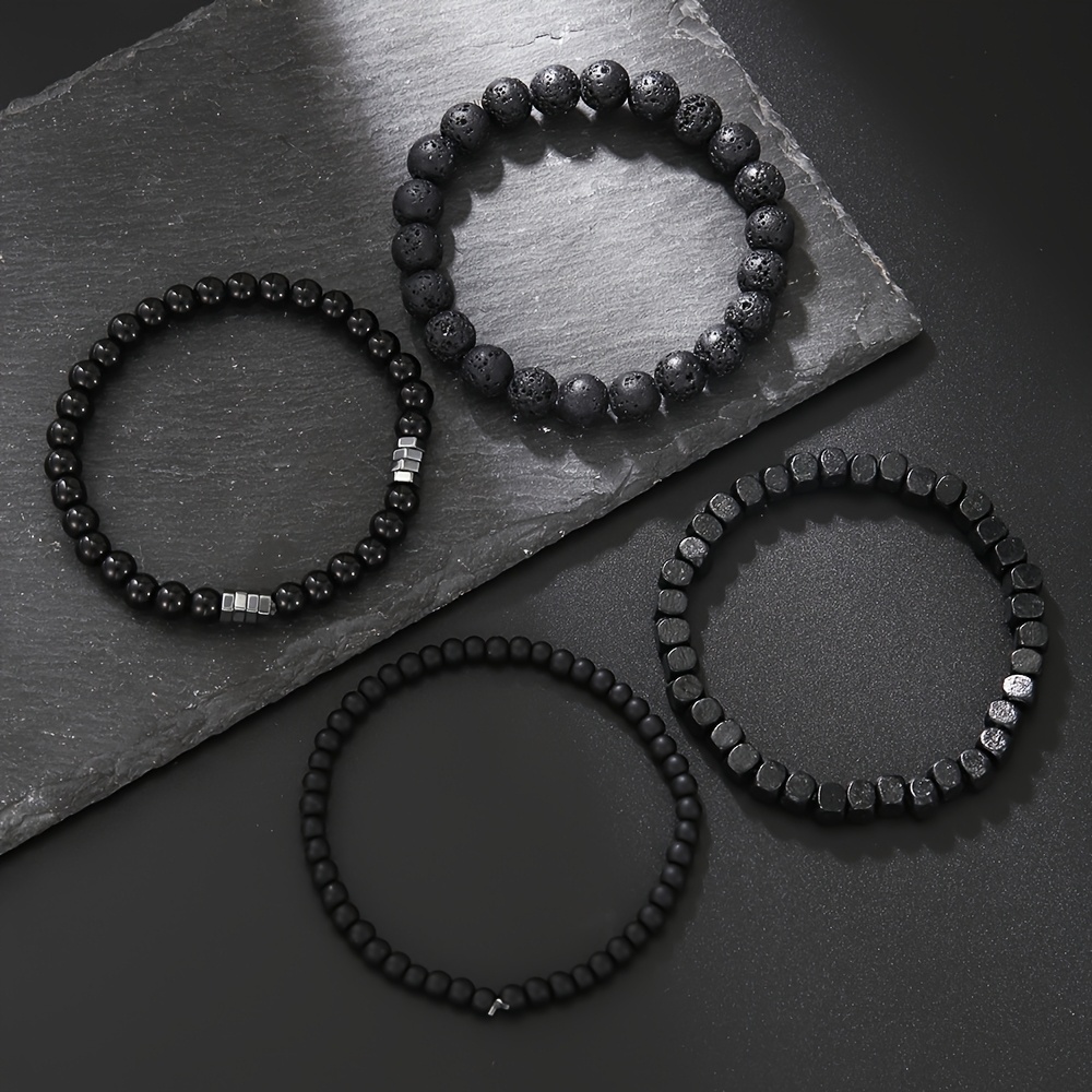 Stylish Beaded Bracelet for Men, Everyday Accessory