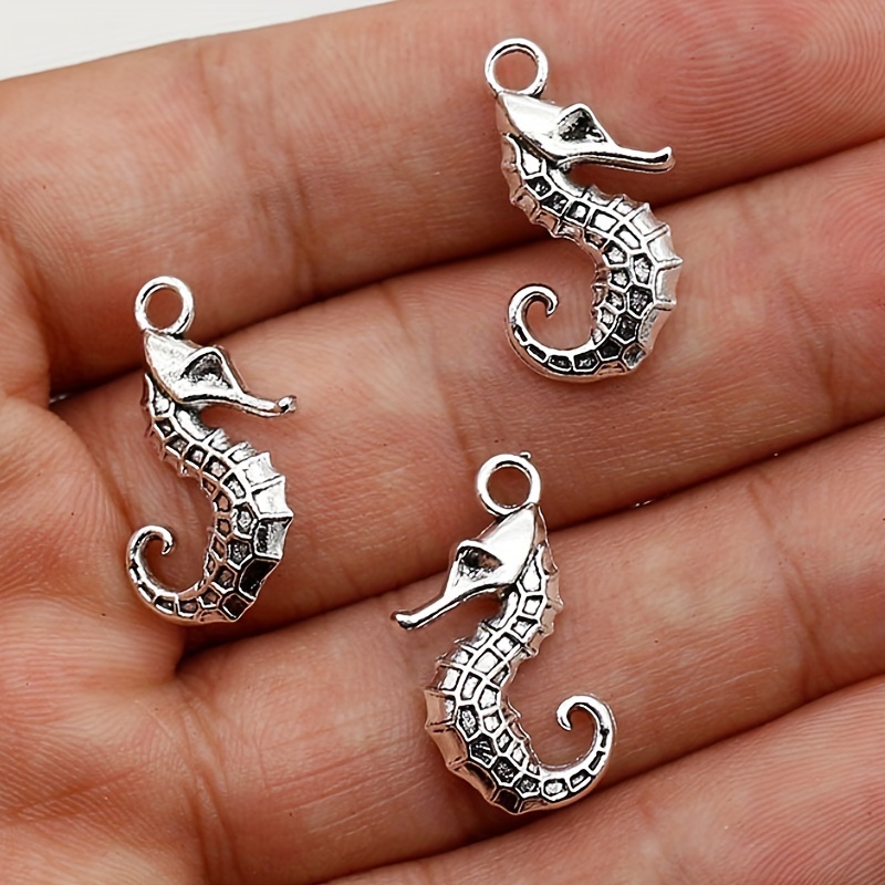 

15pcs Bohemian Style Antique Silvery Sea Animal Pendant Women' Vintage Handmade Jewelry Earrings Necklace Accessories