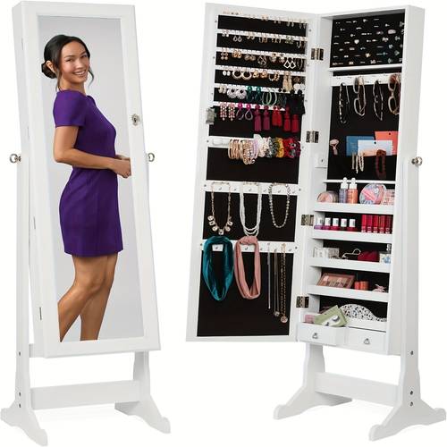 organizer storage 47 2 floor to ceiling jewelry box 6 leds mirror integrated storage and organization for necklace displays earring organization