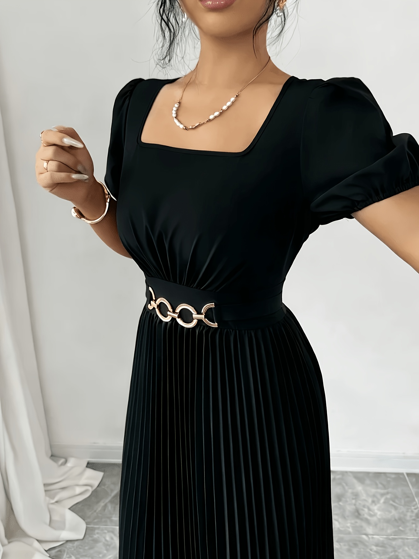 black sequin one shoulder dress Black Sequin One-Shoulder Mermaid Evening Dress ST59121