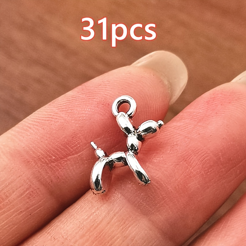 TEMU 31pcs Exquisite Balloon Pendants, Women's Fashion Pendants, Diy Handmade Necklace, Earrings, Bracelet Accessories, Bohemian Style Jewelry Making