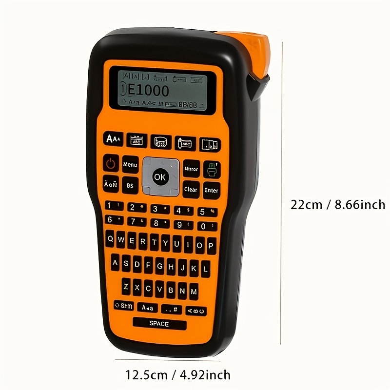 TEMU Label Printer, Keyboard-type Handheld Printer. With Free Random Consumables As A Gift. Handheld Operation, Convenient And Easy. Suitable For