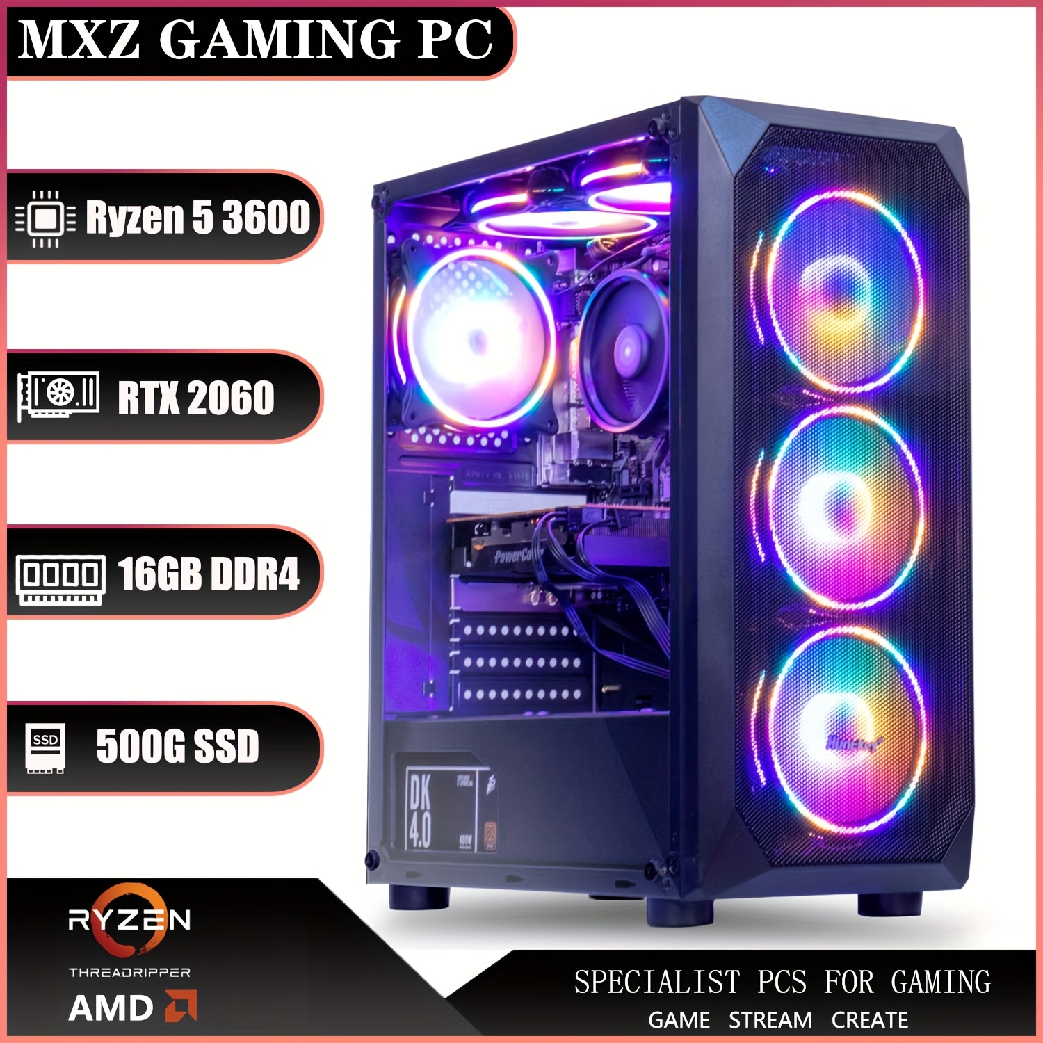 Gtx 1660 Super R5 3600 Pc Graphics Card Amd 3600 Gtx 1660 Super