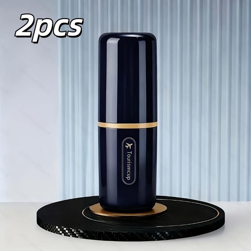 2pcs Multifunctional Portable Toothbrush Travel Cup Set