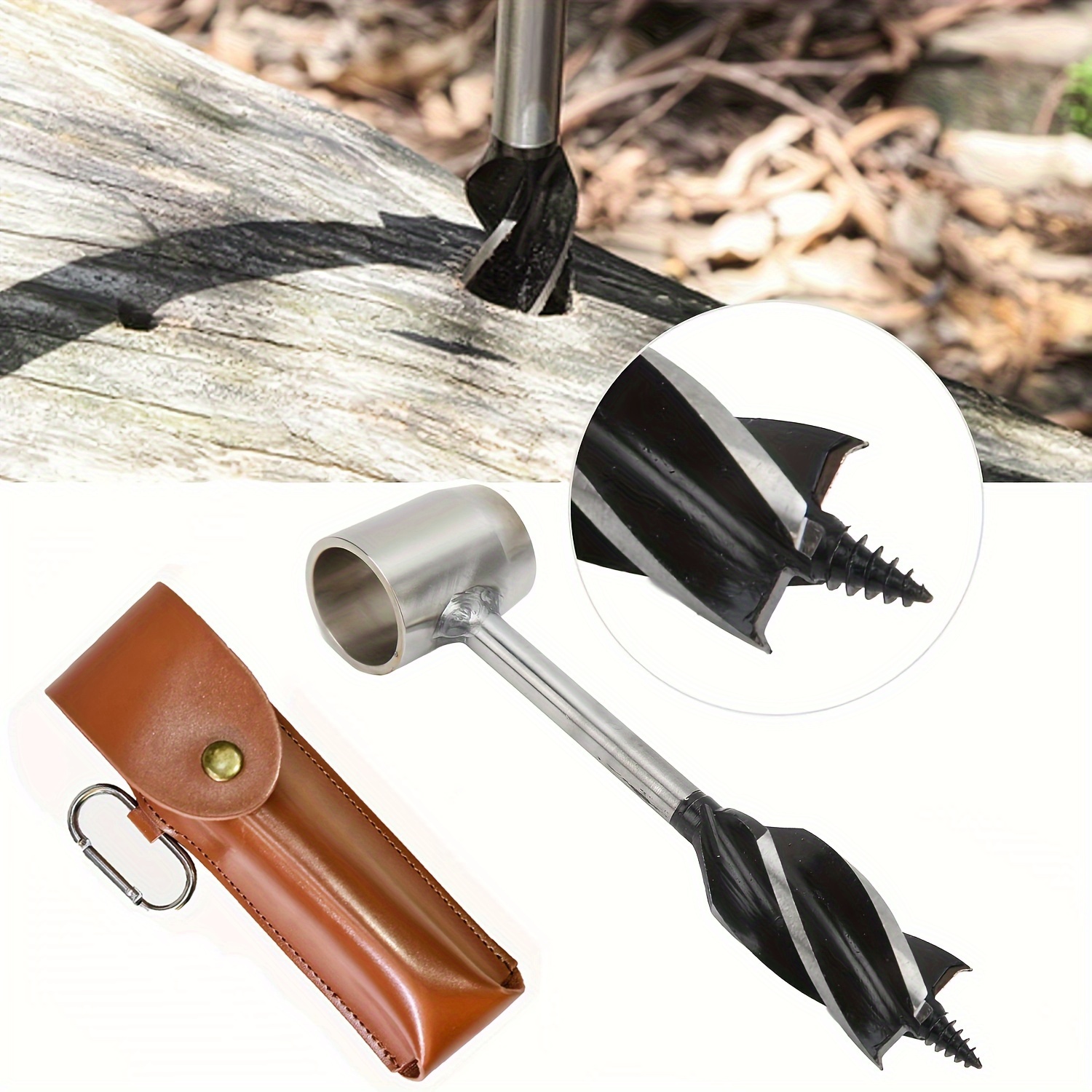 

Pillipon Survival - & Scotch Eye For Camping, Backpacking, Building, Bbq & Benches - Includes And