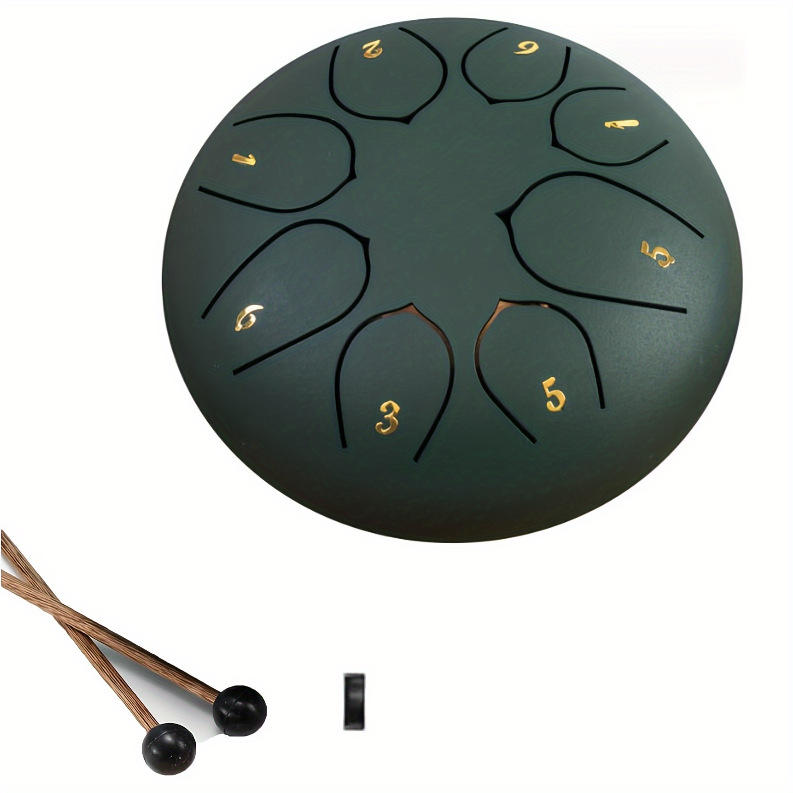 TEMU Steel Tongue Drum, 6 Inch Musical Instruments, Outdoor Percussion Instrument With , Beginner Handpan & Perfect For Family &