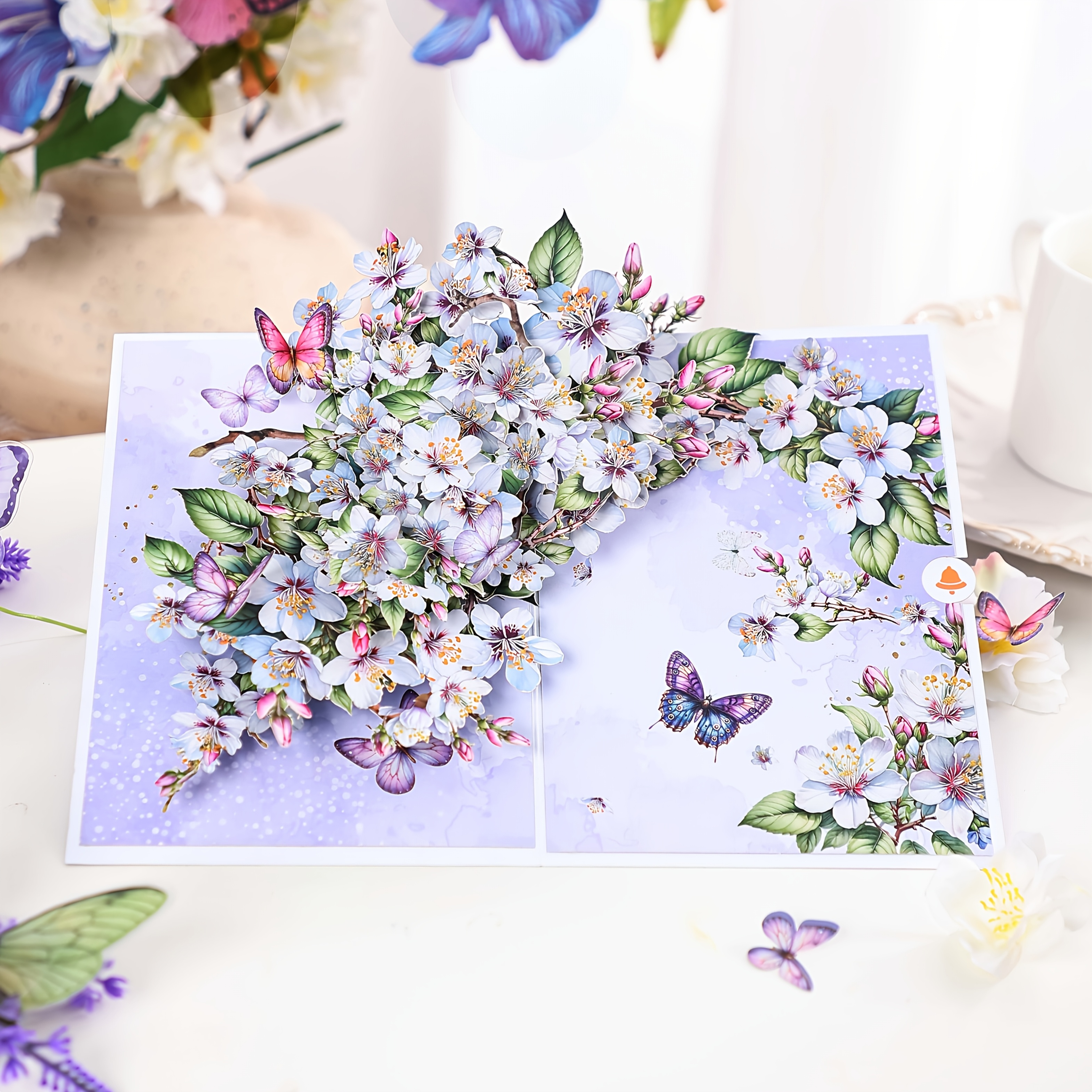 3D Pop-Up Blumenstrauß Grußkarte – Mit Umschlag, Für Geburtstag, Valentinstag, Muttertag