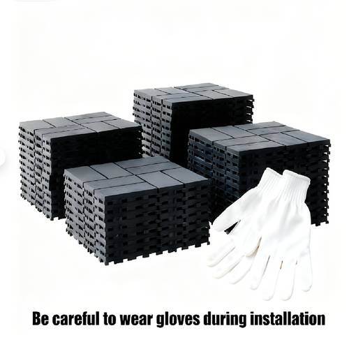44pcs 12 x12 interlocking patio deck tiles waterproof all weather outdoor use for poolside balcony backyard bearing capacity poolside pavers gridlike pattern waterproof decking