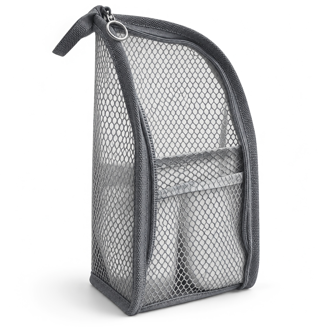 TEMU Trousse de toilette de voyage, organisateur de Cosmétique léger et pliable en avec fermeture éclair et poche , pratique pour organiser les