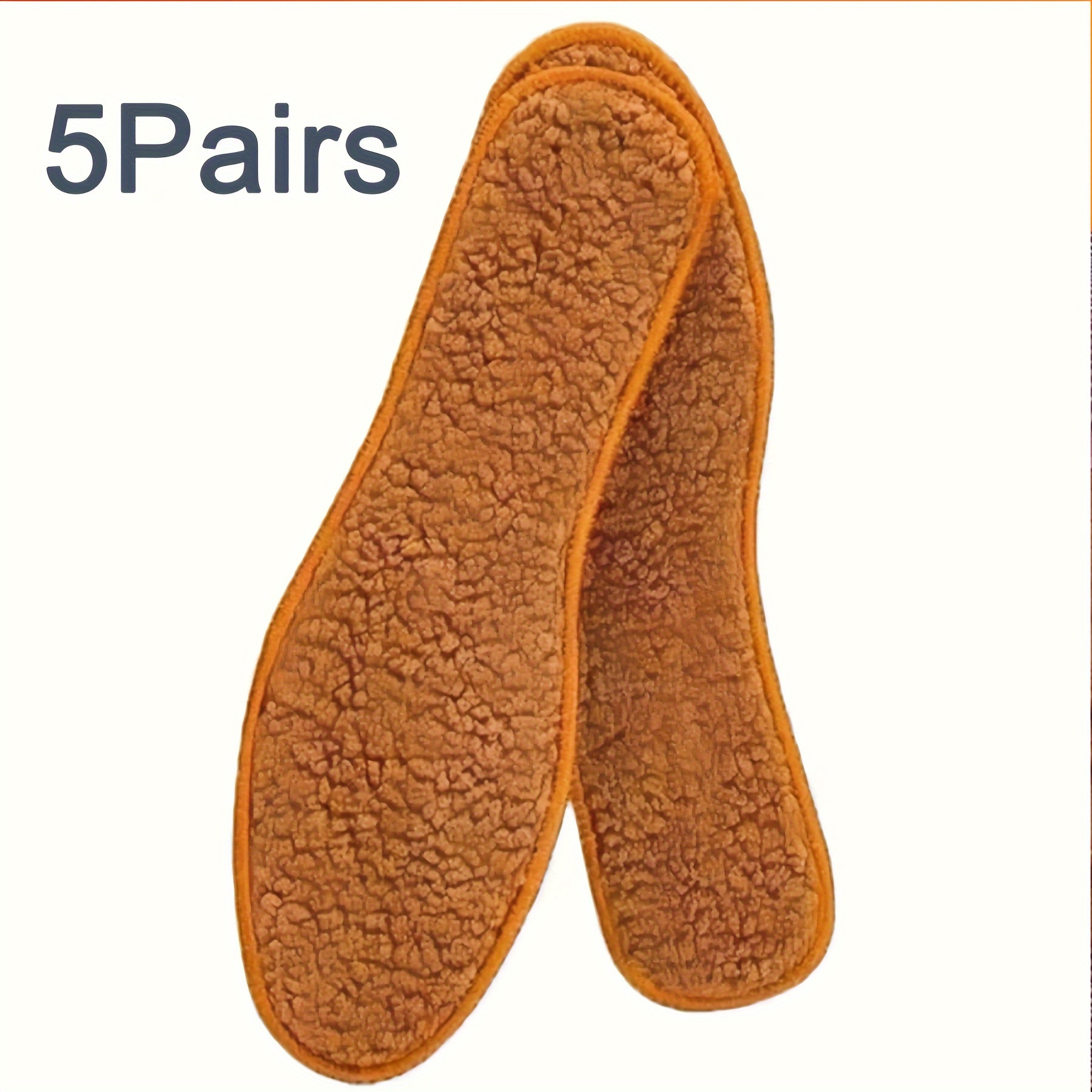 TEMU 5 Of Insoles, Soft And Comfortable, And Thick Foot Insoles, Style For Men And Women,