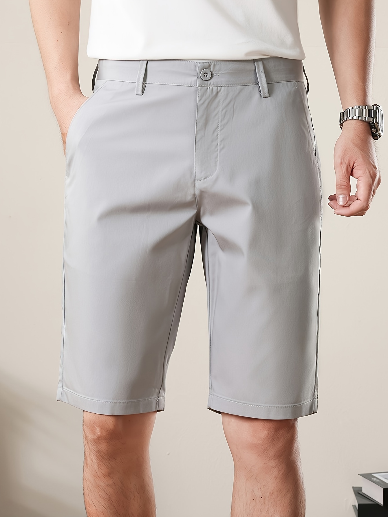 herren sommer bambus rayon eisfaser stoff vielseitige - Temu Austria