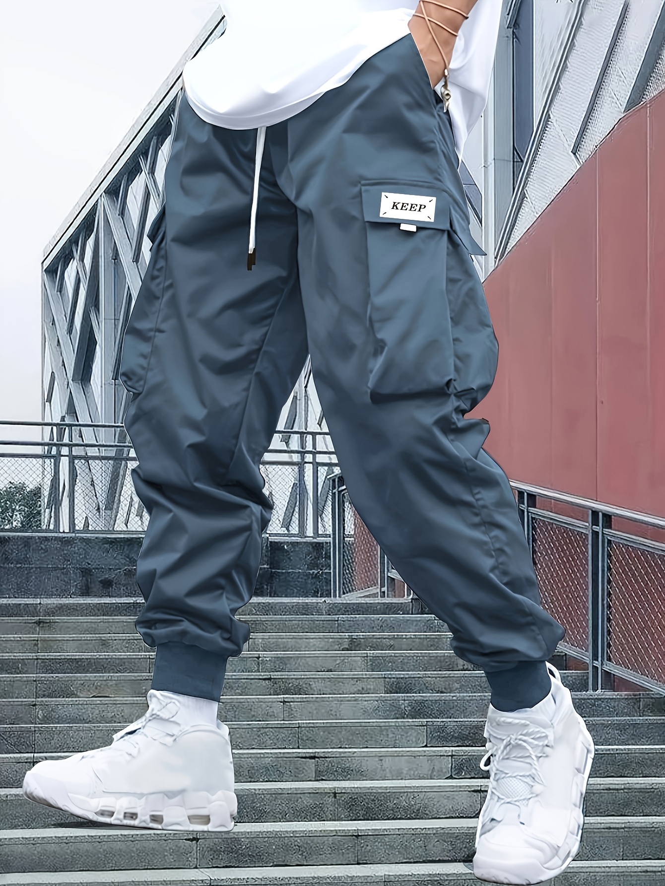 multi flap pockets cargo pants men's casual - Temu multi flap pockets cargo pants men's casual - Temu
