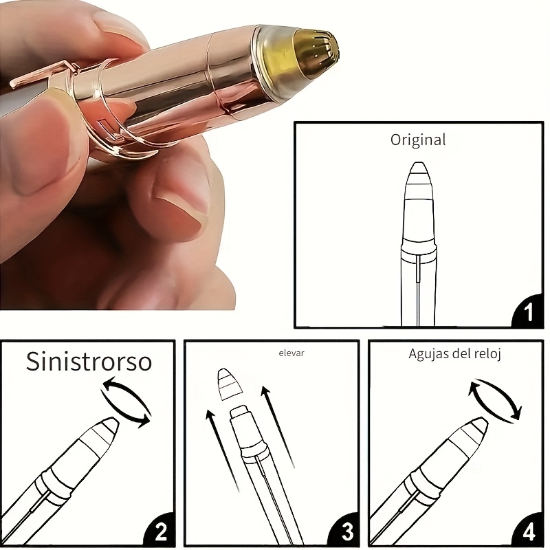usb rechargeable eyebrow trimmer nose and ear hair clipper portable electric nose trimmer mini     via computer usb interface Product details 9
