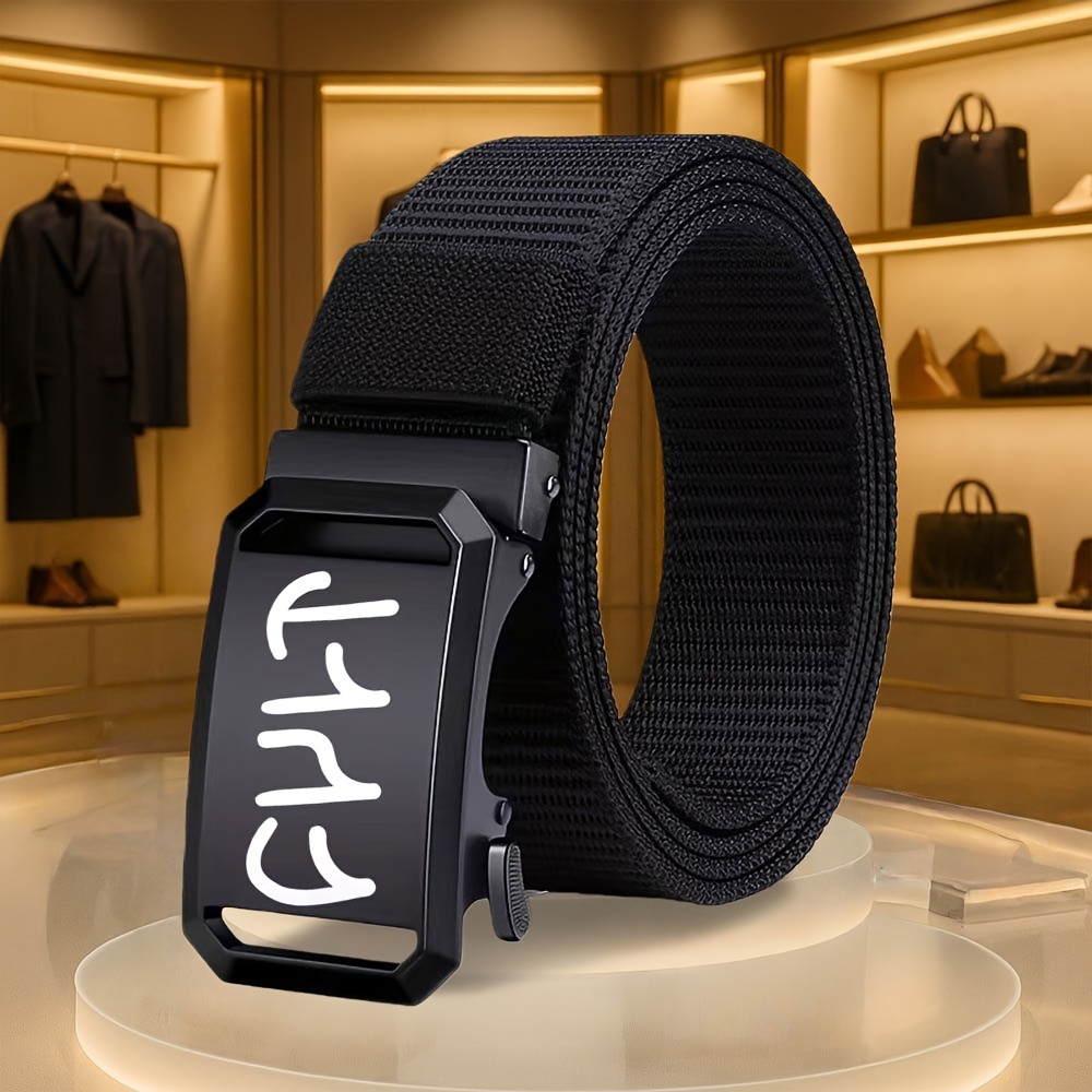TEMU Men's & Women's Bmx Belt - Novelty Suitable For Jeans, Sporty Fashion Belt With Bmx, Unisex Gift For Bmx, Multiple Colors Available For Casual