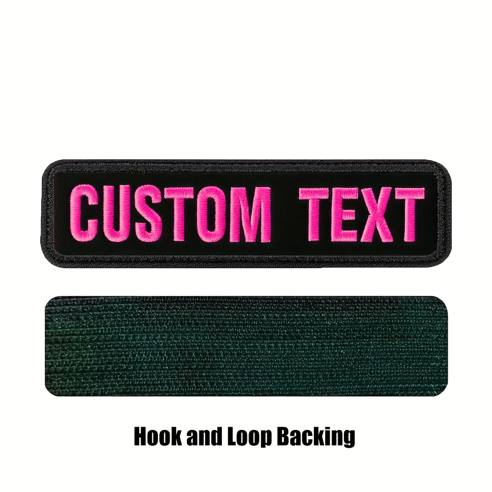 TEMU Custom Name Embroidery For Women, Personalized Embroidery Customization, High-end Custom 3×1 Inch