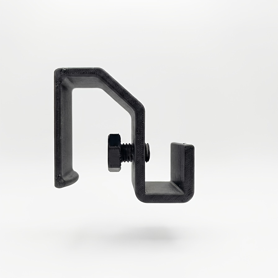 TEMU Soporte para auriculares con clip que ahorra , diseñado para una configuración de escritorio , se a una grosor de escritorio de 1.8 cm (0.71