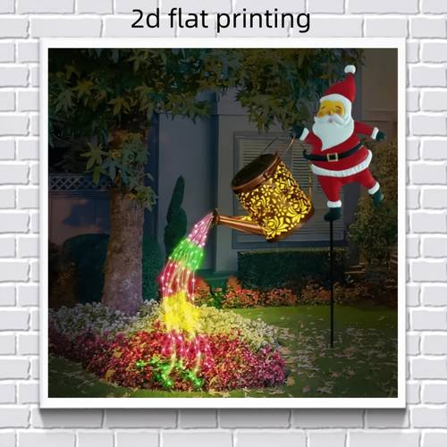 larawan ng item 5d diamond painting kit, santa claus at makulay na starlight waterfall, , angkop para sa dekorasyon sa opisina at , diamond painting kit para sa living room at bedroom, pina andang regalo para sa mga kaibigan at -
