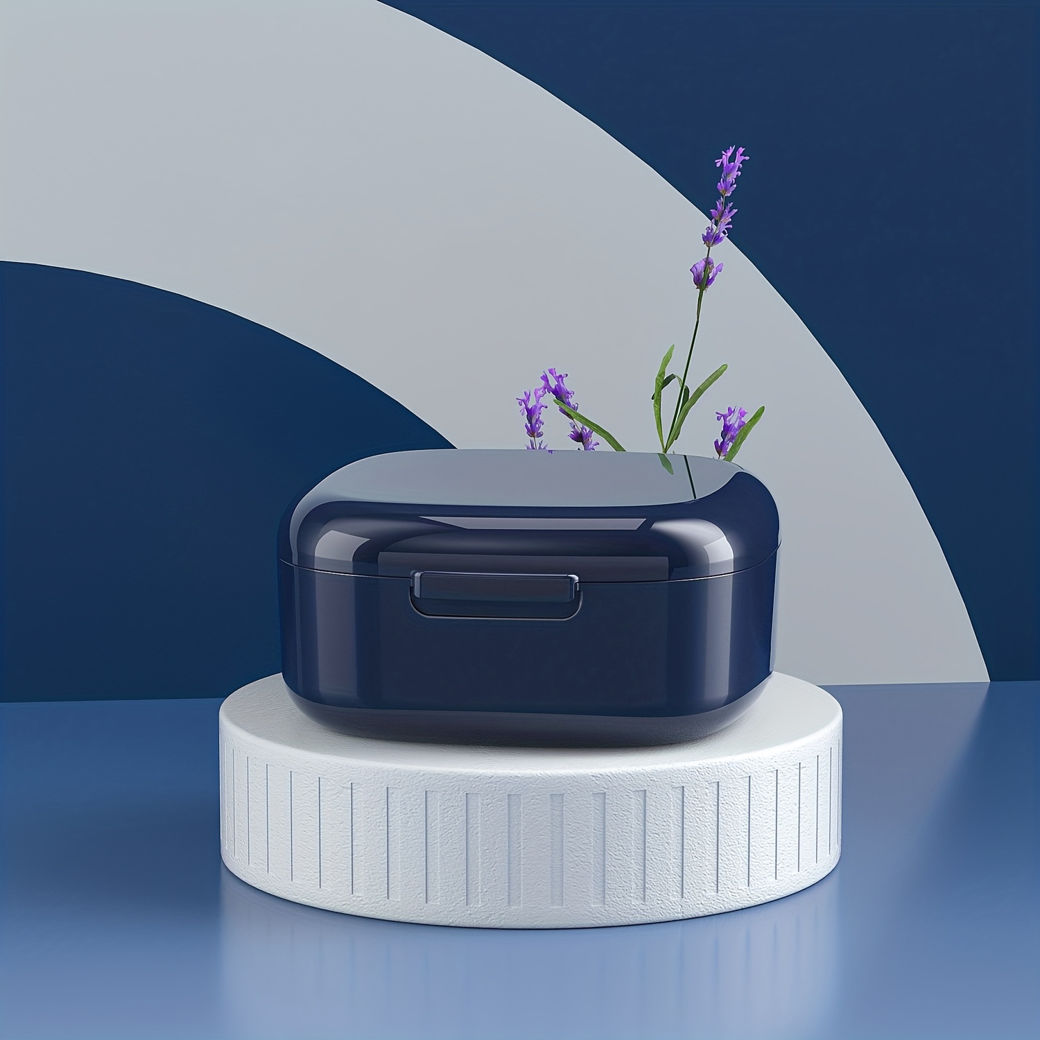 Waterproof & Moisture-Resistant Lockable  Case - Portable Teeth Straightener & Retainer Storage Box with Locking Mechanism, for orthodontic Aligners, Dentures, Night - Travel-Friendly