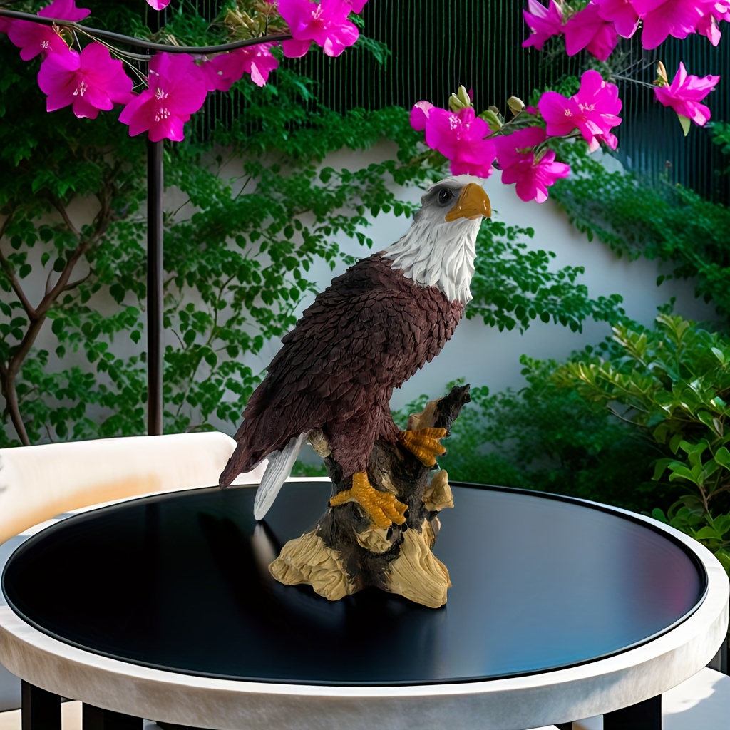 Majestic Eagle Statue in Natural Setting
