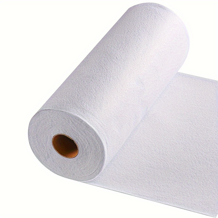 

1 Roll, Iron-on Fusible Fleece Interfacing, Medium Weight, Single-sided, White, 15.5 Yards, For Sewing, Crafting, And Home Decor