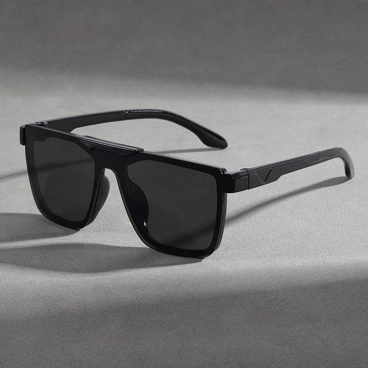 

1pair Boy's Square Pc Fashion Glasses Outdoor Hiking Fashion Glasses Gift Glasses Case Glasses Cloth