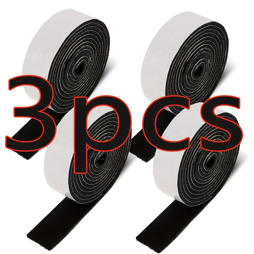 TEMU 1/2/3 pièces Patins -grincement pour cadre de lit, Bandes réductrices de bruit en plastique noir pour cadres de lit en bois, Patins silencieux