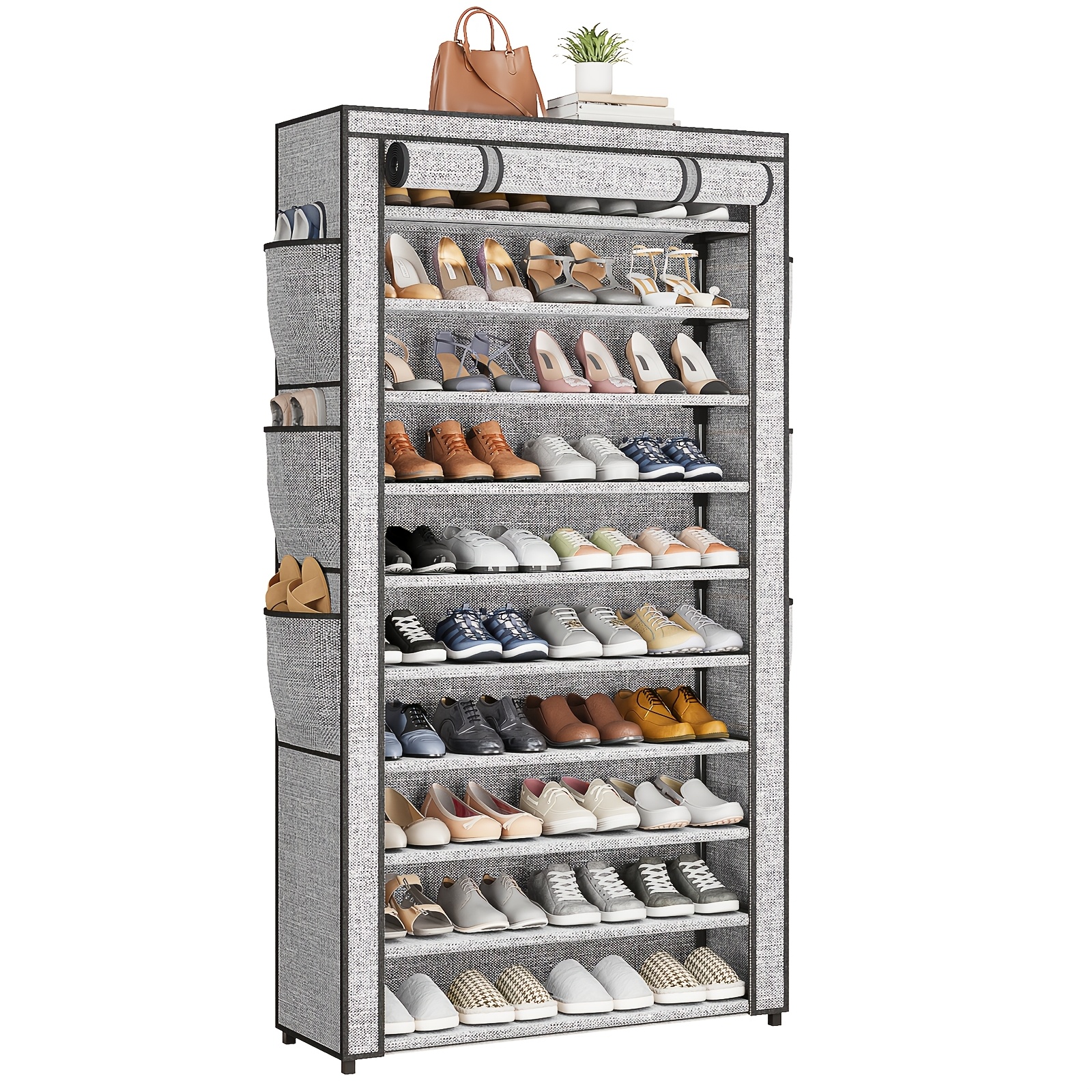 10 Tier Shoe Storage Organizer Shoe Rack Shoe Storage