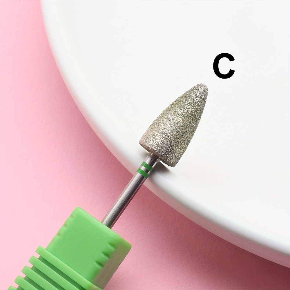 Image of 8mm Big Nail Drill Bit Rotary Burr Foot Rasp Cuticle Cutter Pedicure Tool Accessories Mill Manicure Feet File 80# 120# 180#