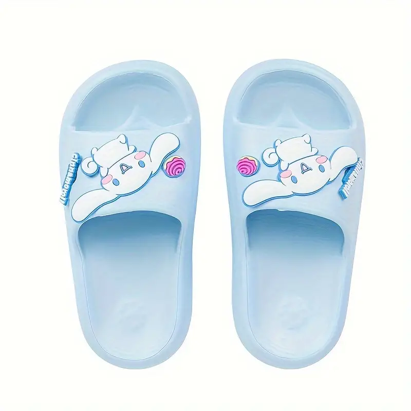 Cinnamoroll Cute Cartoon Open Toe Slippers For Girls, Non Slip Lightweight Slippers For Indoor Shower Pool, All Seasons