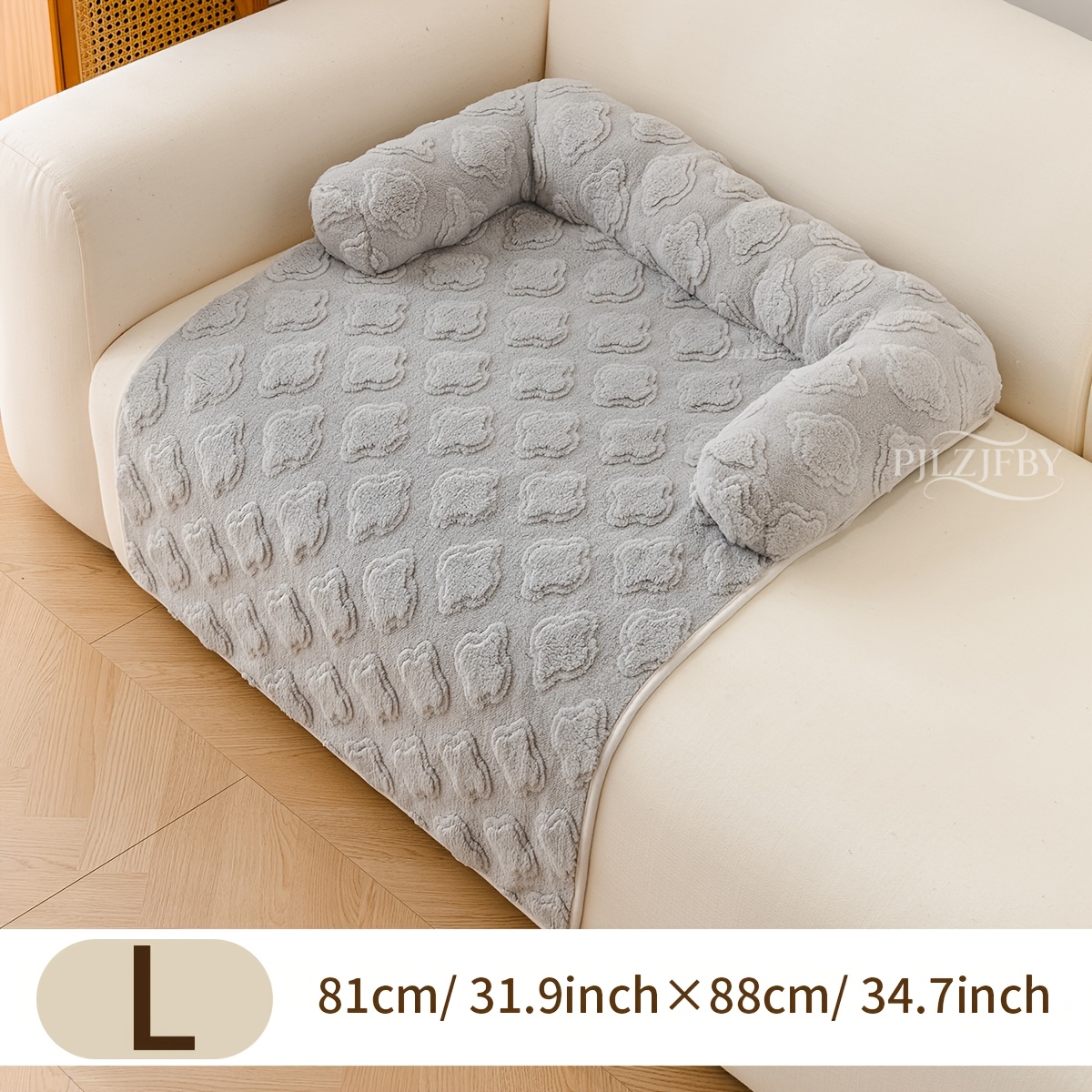 TEMU Matelas d'automne et d'hiver pour chien en matériau , matelas de canapé pour chat et chien, lit de canapé pour animal de compagnie avec coussin,