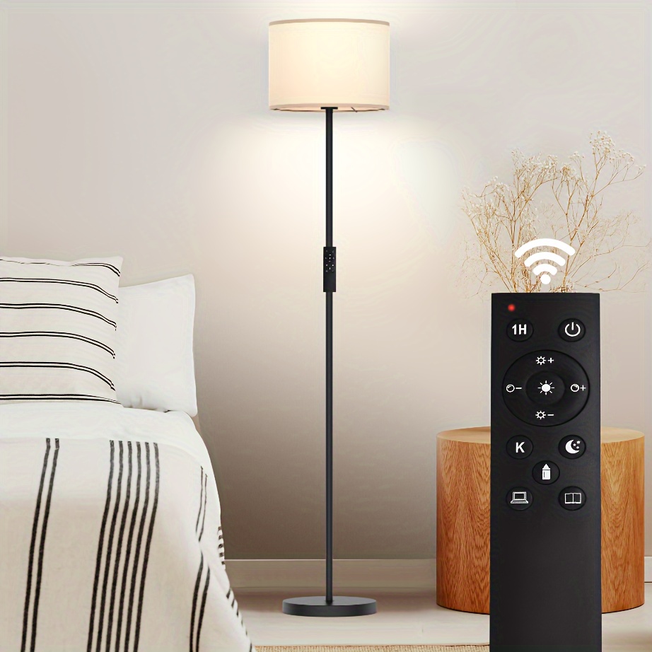 

Traditional Floor Lamp With Remote Control And Smart Bulb Included