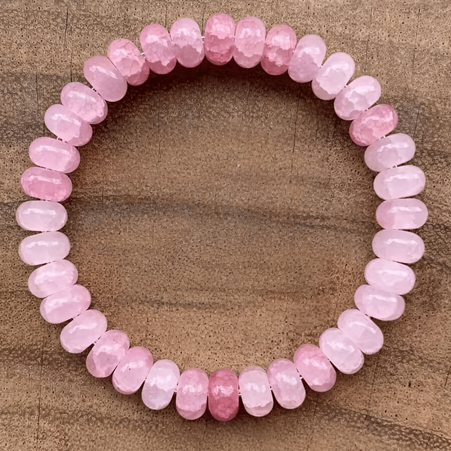 Handcrafted Amethyst Bead Bracelet for Women