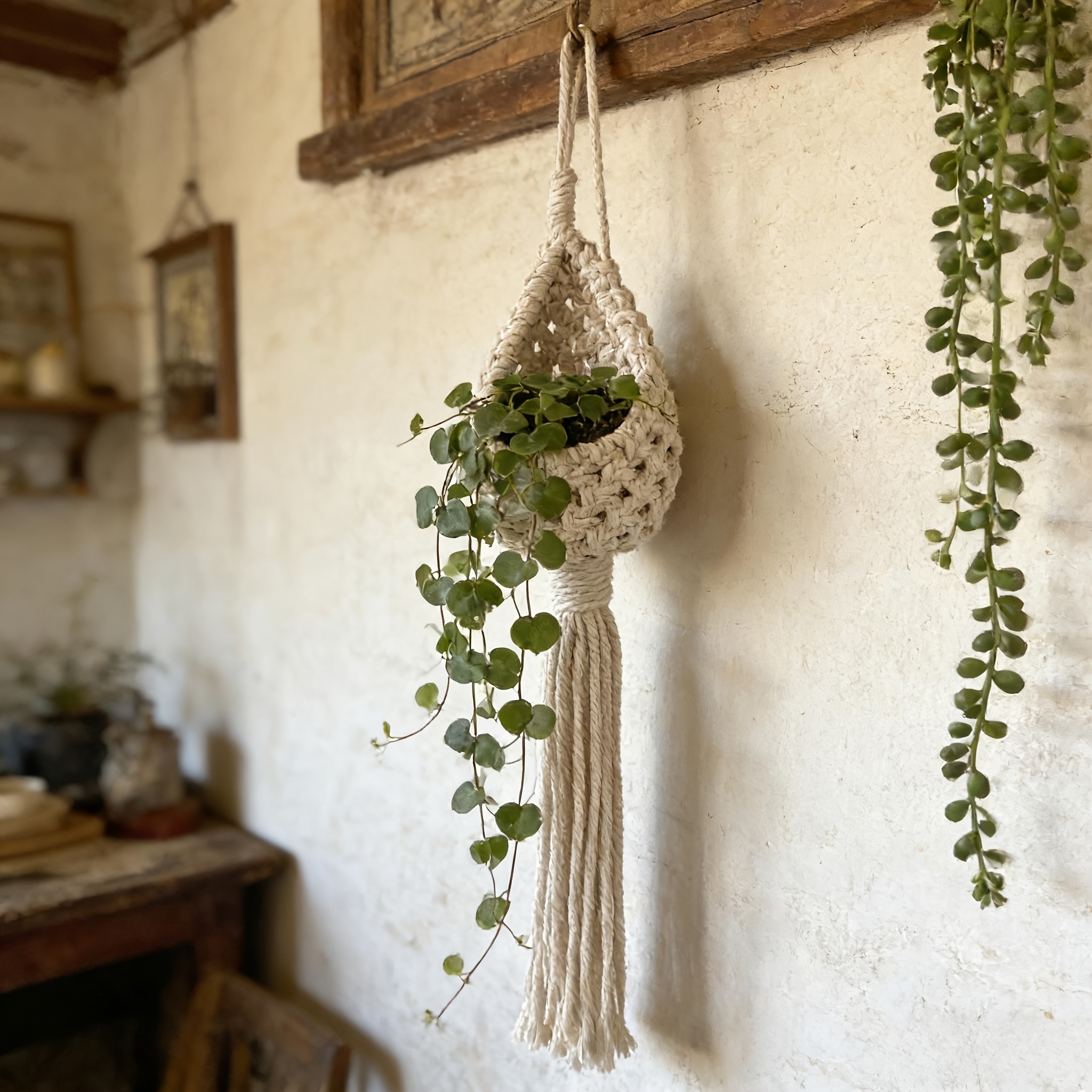 hanging plant chandelier Nickel 6 Heads Chandelier Lamp Industrial Iron Circular Hanging Light  Fixture with Plant Decor