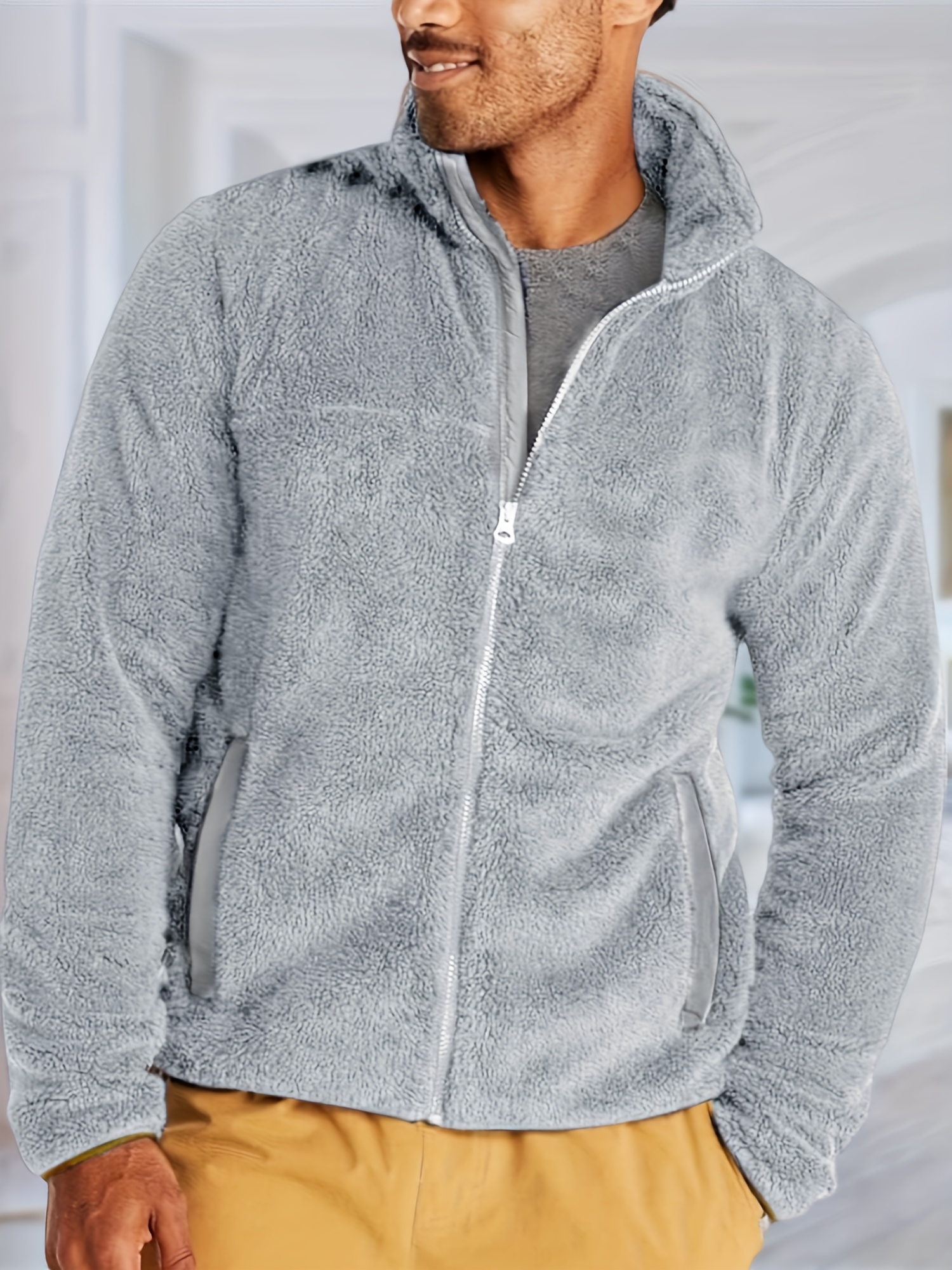 Fuzzy sherpa pullover hotsell