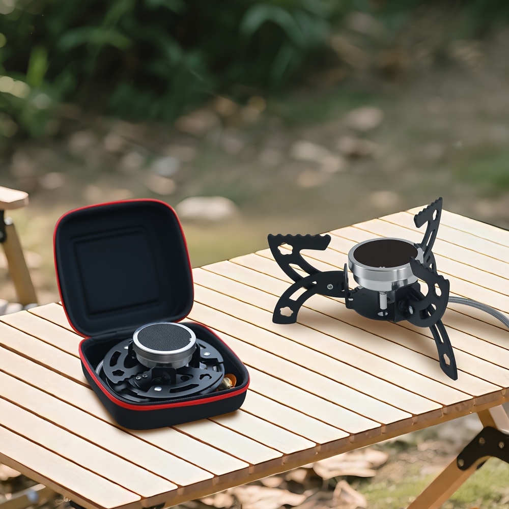 REDSUNFDSeriesПортативнаяинфракраснаягазоваягорелкадлякемпингасизобутаном,премиальныйчехолвкомплекте,устойчиваявысокоэффективнаяконструкция,лёгкаяпоходнаяплиткадляпешихпрогулок,пикниковивыживаниянаприроде.Идеальныйподарокдлямужчин