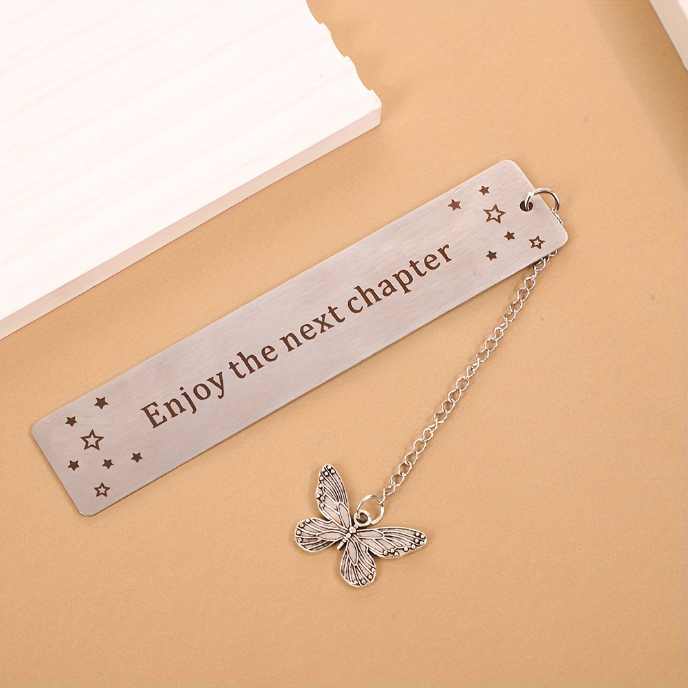 TEMU Presents For Educators, Suitable For Genders, Celebrating 2025 Graduations And Retirements - A Metal Bookmark To The Next Phase, Birthdays,