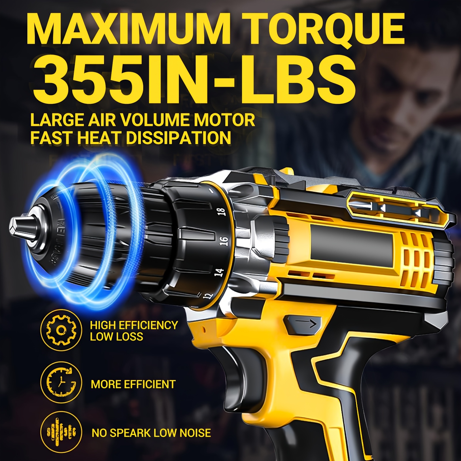 21  multi purpose cordless drill tool set rechargeable cordless drill toolbox set   with 1   batteries screwdriver tape measure bit set toolbox set suitable for   tools on discount gift for men