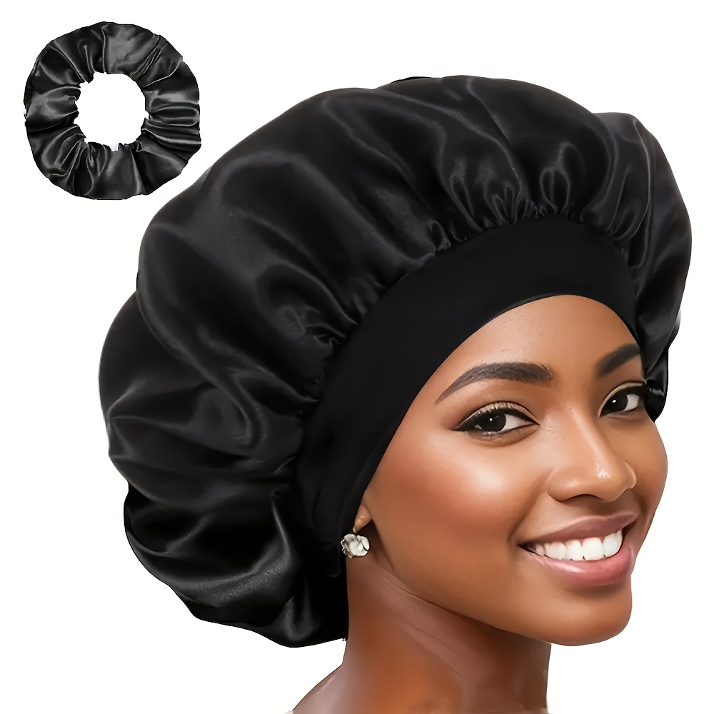 Set of 4 Luxurious Satin Pillowcases: Gentle on Skin, Breathable, And Includes Hair Ties - Ideal for Hair And Skin Maintenance in Solid Colors, Comes with Hair Rings, Great Gift Idea