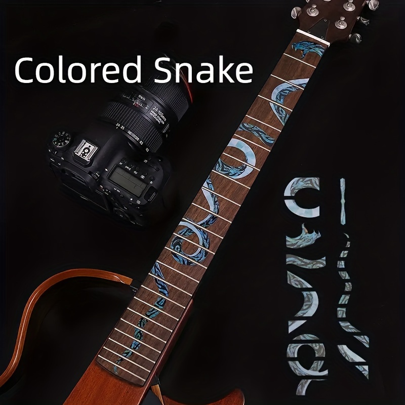 Guitar & Ukulele Fretboard Stickers - Durable ABS, Enhance Your Instrument's Look