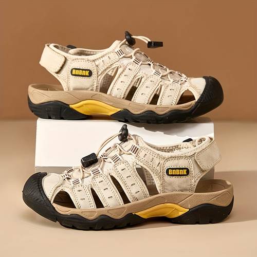 breathable womens sandals made from cowhide trendy outdoor sneakers for hiking mountaineering and river trekking slip resistant breathable and versatile womens sandals summer outdoor sports slippers for women suitable for beach